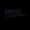 Houe - AVON 2 seater sofa - Pude: Indigo, Stellet: Sort