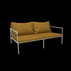 Houe - AVON 2 seater sofa - Pude: Dijon, Stellet: Muted Hvid