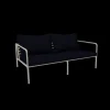 Houe - AVON 2 seater sofa - Pude: Indigo, Stellet: Muted Hvid