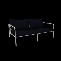 Houe - AVON 2 seater sofa - Pude: Indigo, Stellet: Muted Hvid