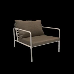 Houe - AVON Chair - Pude: Ash, Stellet: Muted Hvid