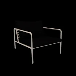 Houe - AVON Chair - Pude: Char, Stellet: Muted Hvid