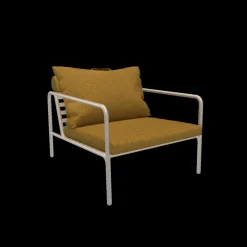 Houe - AVON Chair - Pude: Dijon, Stellet: Muted Hvid