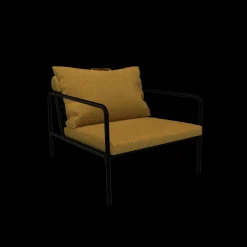 Houe - AVON Chair - Pude: Dijon, Stellet: Sort
