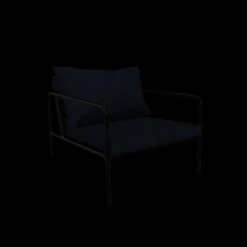 Houe - AVON Chair - Pude: Indigo, Stellet: Sort
