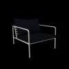 Houe - AVON Chair - Pude: Indigo, Stellet: Muted Hvid