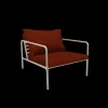 Houe - AVON Chair - Pude: Rust, Stellet : Muted Hvid