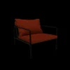 Houe - AVON Chair - Pude: Rust, Stellet : Sort