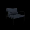 Houe - AVON Chair - Pude: Sky, Stellet: Sort