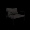 Houe - AVON Chair - Pude: Slate, Stellet: Sort