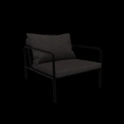Houe - AVON Chair - Pude: Slate, Stellet: Sort