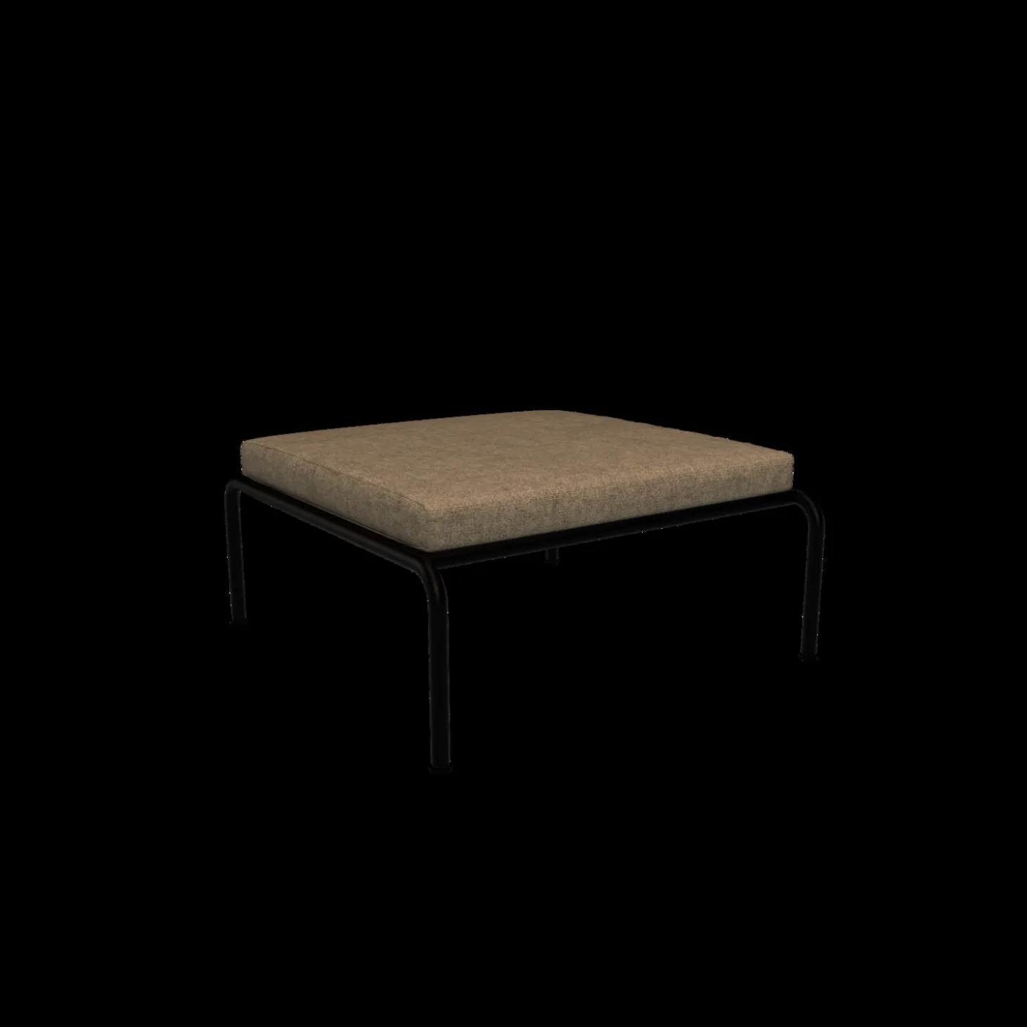 Houe - AVON Ottoman - Pude: Papyrus, Stellet: Sort