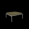 Houe - AVON Ottoman - Pude: Moss, Stellet: Muted Hvid