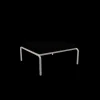 Houe - AVON Ottoman - Pude: Char, Stellet: Muted Hvid