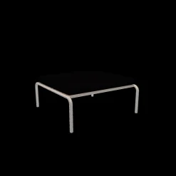 Houe - AVON Ottoman - Pude: Char, Stellet: Muted Hvid