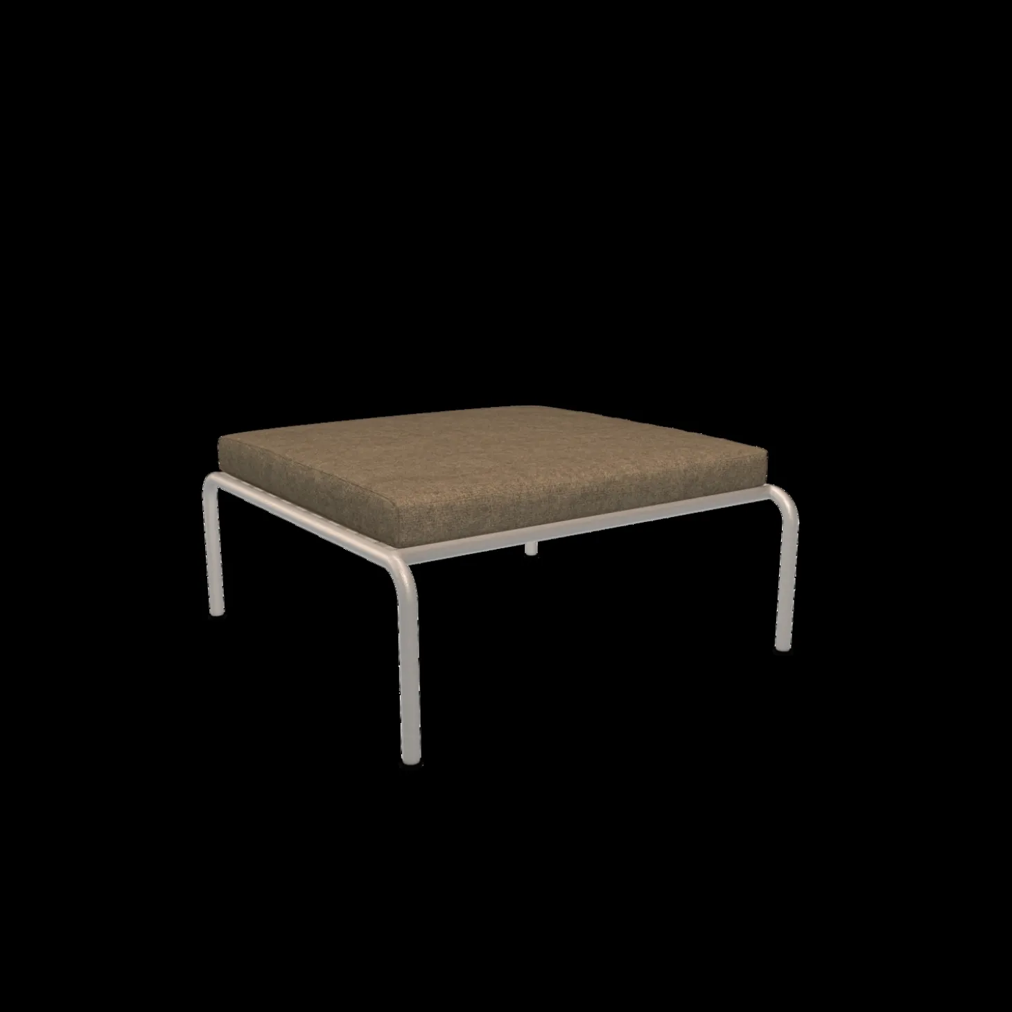 Houe - AVON Ottoman - Pude: Papyrus, Stellet: Muted Hvid