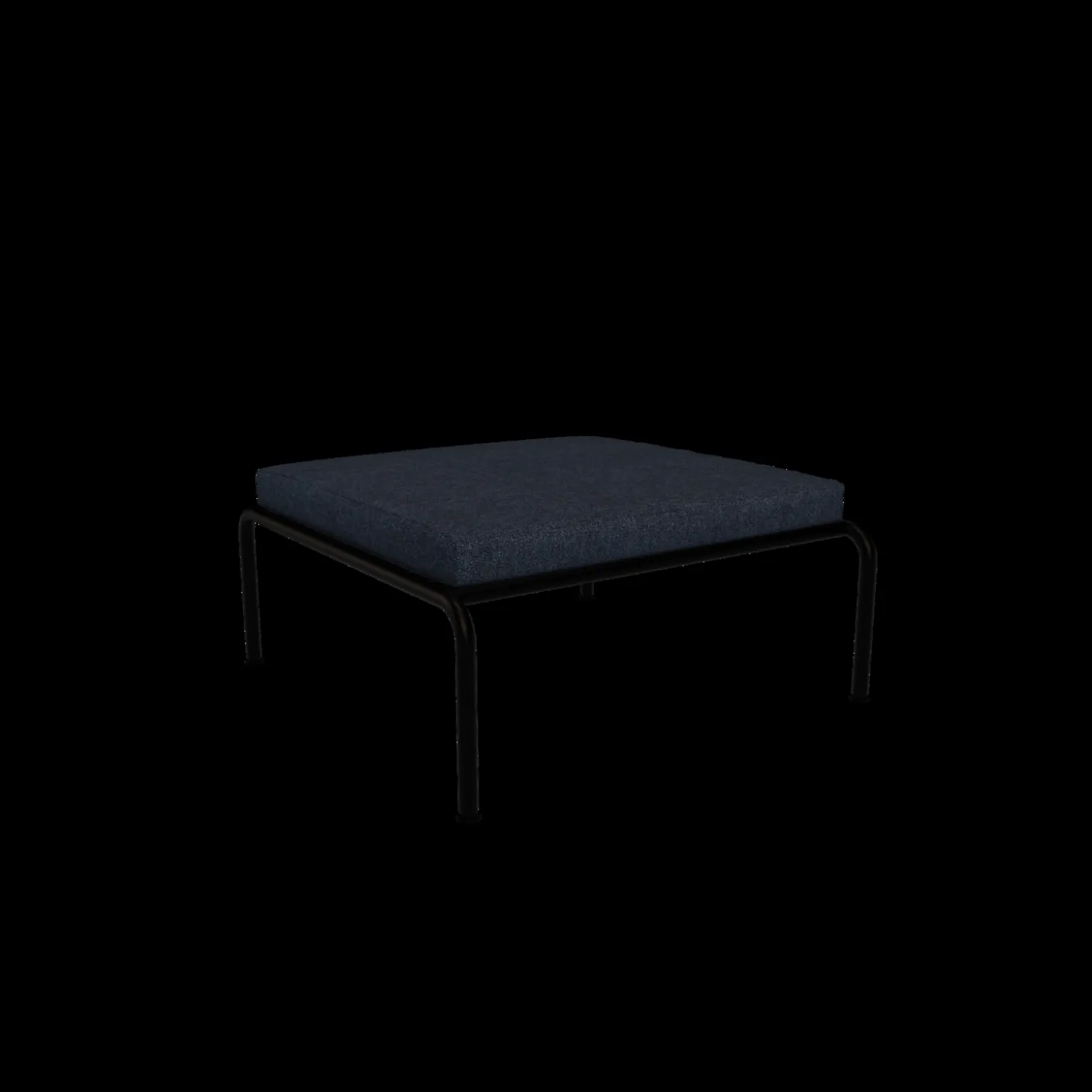 Houe - AVON Ottoman - Pude: Sky, Stellet: Sort