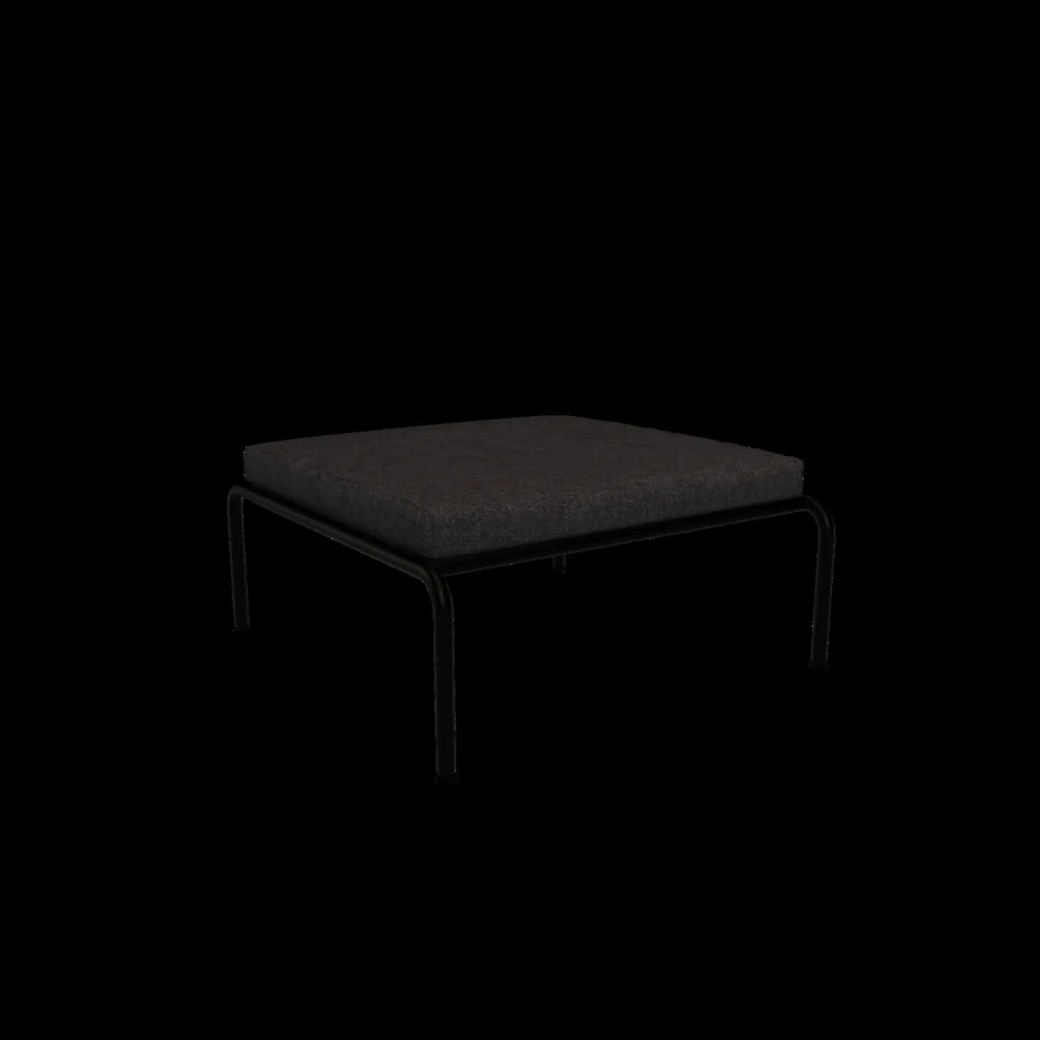 Houe - AVON Ottoman - Pude: Slate, Stellet: Sort