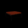 Houe - AVON Ottoman - Pude: Rust, Stellet: Sort