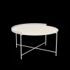 Houe - EDGE Tray table Ø76 - Muted Hvid