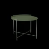 Houe - EDGE Tray table Ø62 - Oliven Grøn