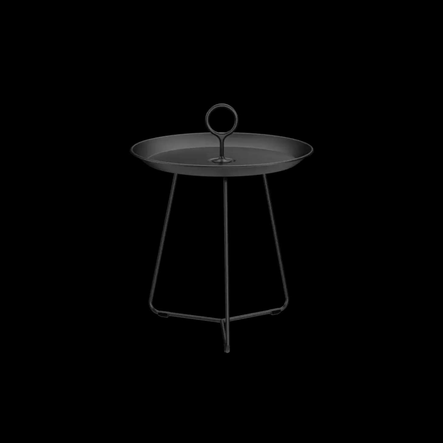Houe - EYELET Tray table Ø45 - Black