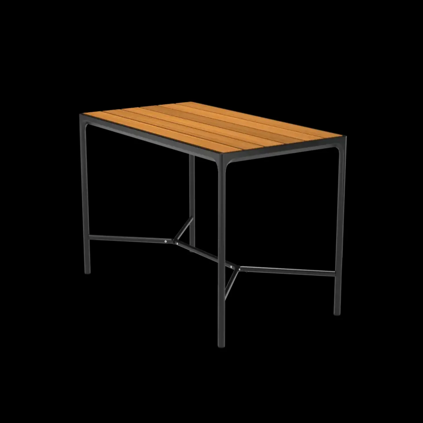 Houe - FOUR Bar Table. 90x160 cm - Bamboo. Frame