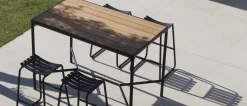 Houe - FOUR Bar Table. 160x90 cm - Black. Frame