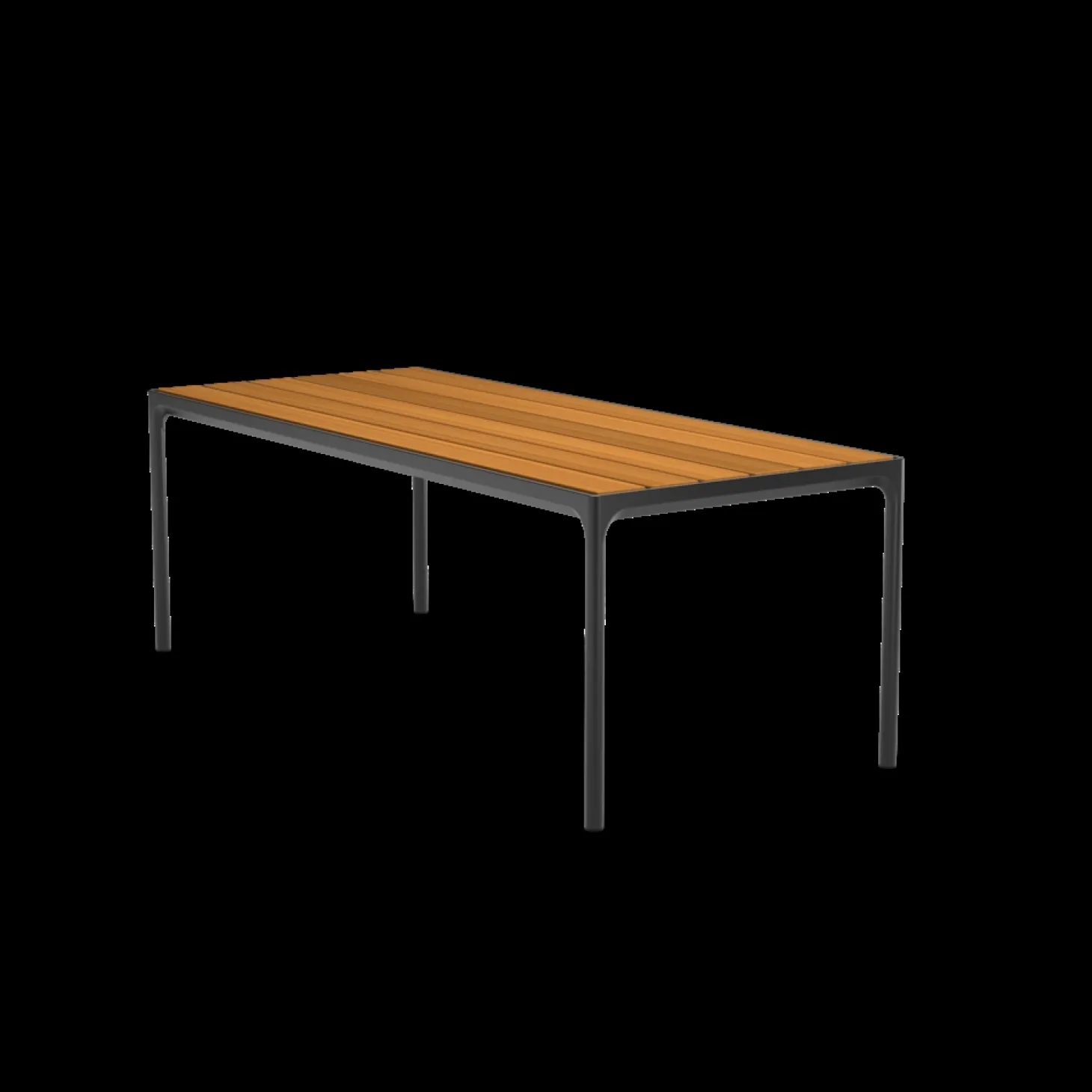 Houe - FOUR Table. 210x90 cm - Bamboo. Frame