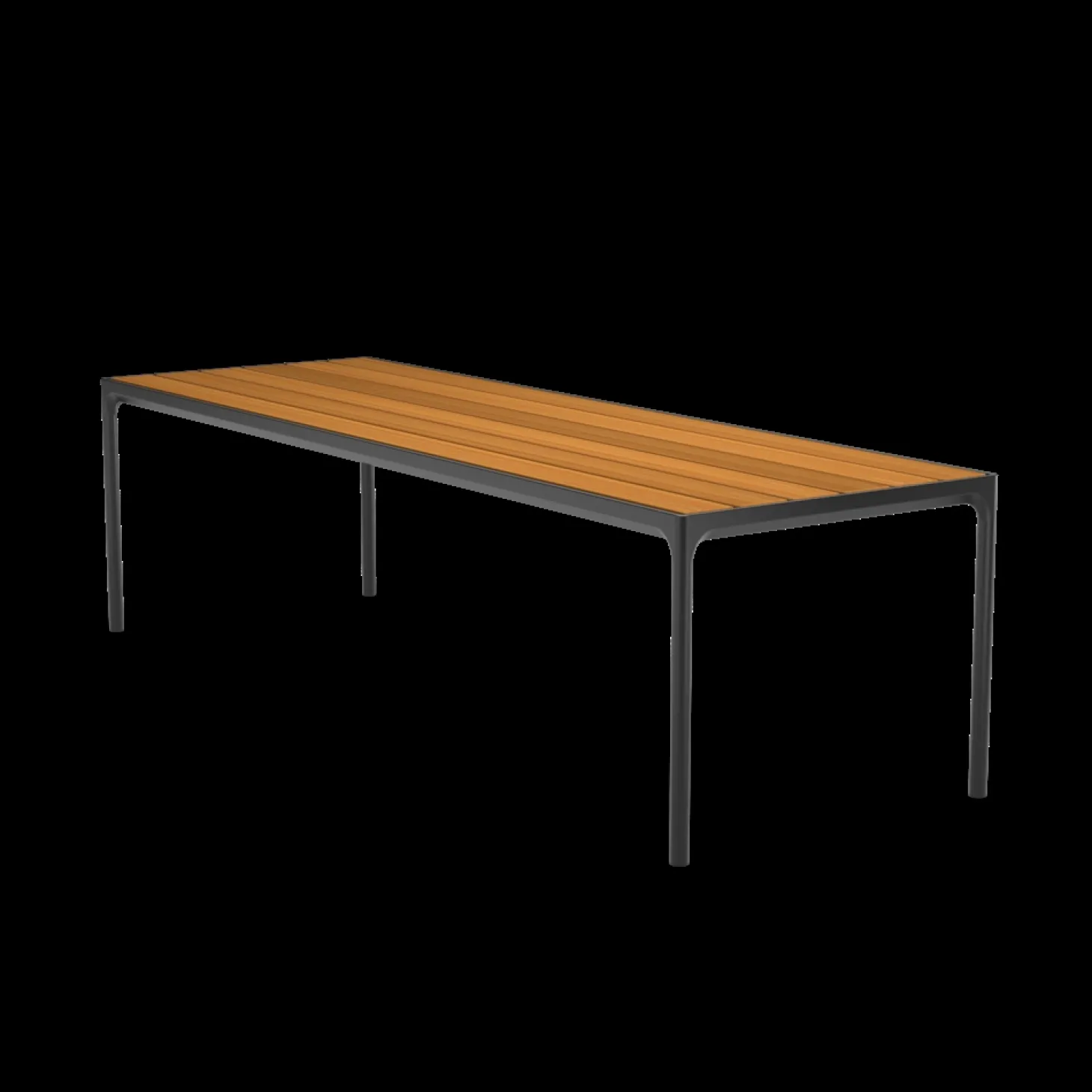 Houe - FOUR Table. 270x90 cm - Bamboo. Frame