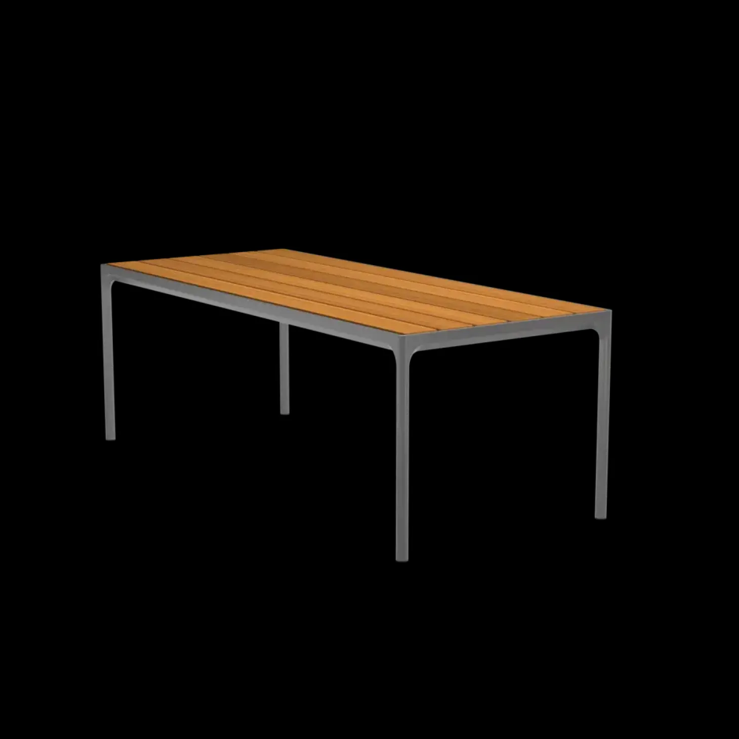 Houe - FOUR Table. 210x90 cm - Bamboo. Frame