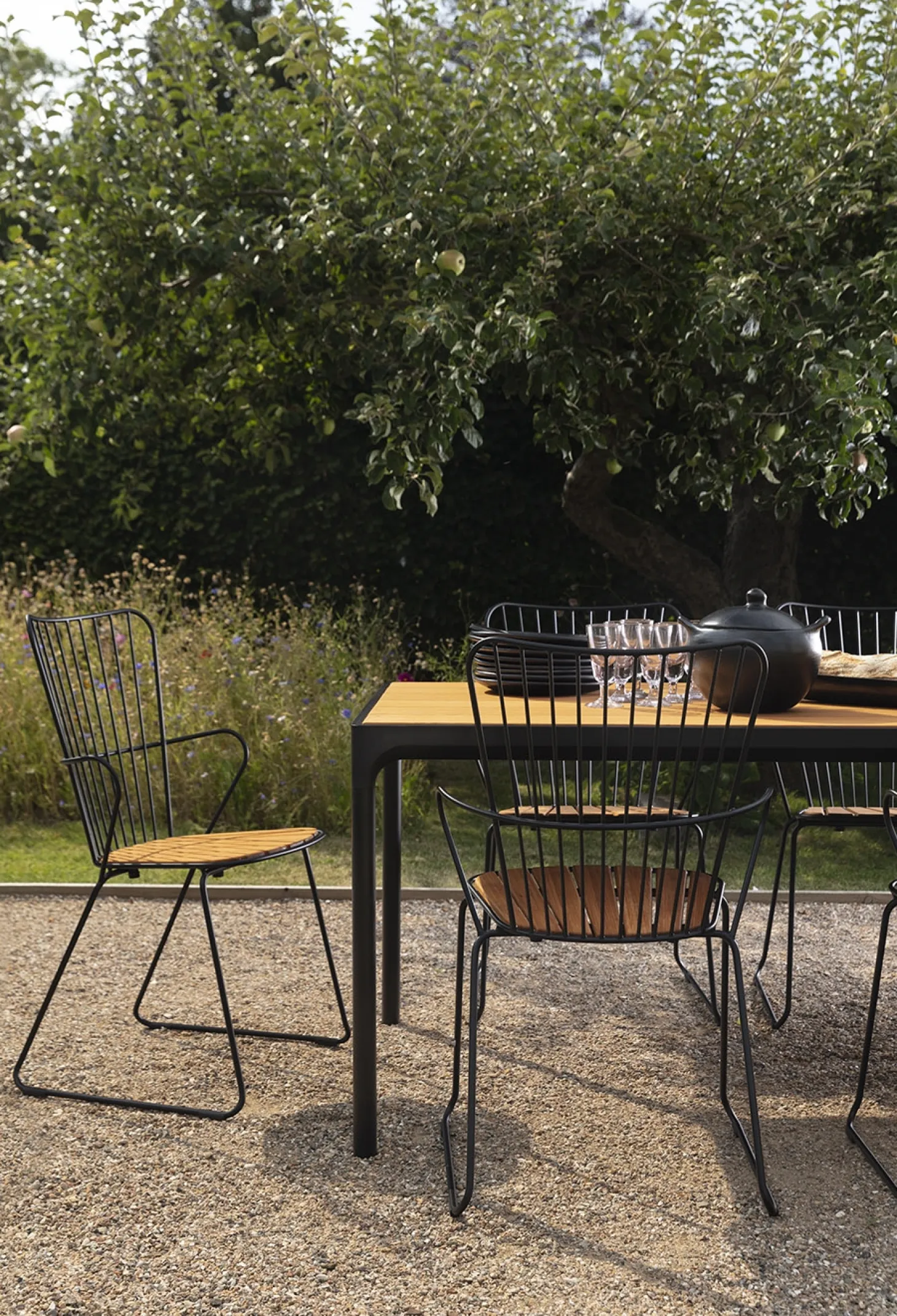 Houe - FOUR Table. 160x90 cm - Bamboo. Frame