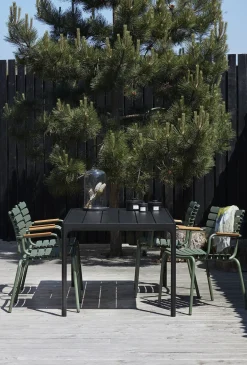 Houe - FOUR Table. 90x90 cm - Black. Frame