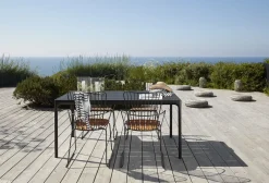 Houe - FOUR Table. 210x90 cm - Black. Frame