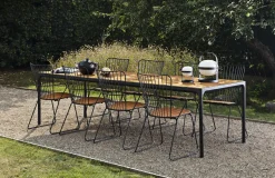 Houe - FOUR Table. 270x90 cm - Black. Frame