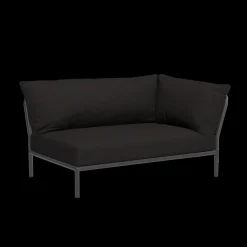 Houe - LEVEL 2 Corner, right - Char. Fabric - H:68 x W:139 x D:92 cm