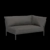 Houe - LEVEL 2 Corner, right - Dark grey. Fabric - H:68 x W:139 x D:92 cm