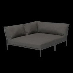 Houe - LEVEL 2 Cozy Corner, left - Dark grey. Fabric