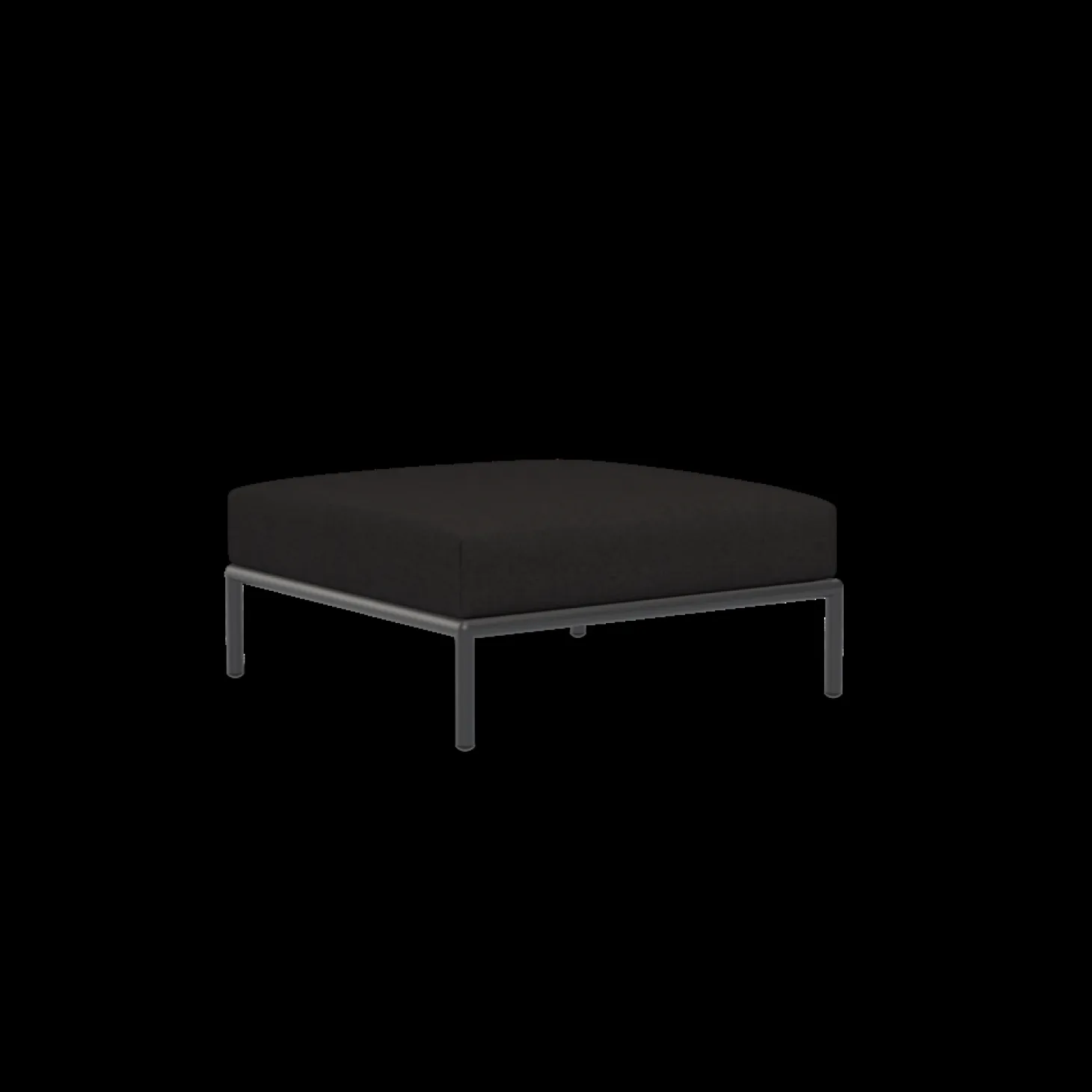 Houe - LEVEL 2 Ottoman - Char. Fabric