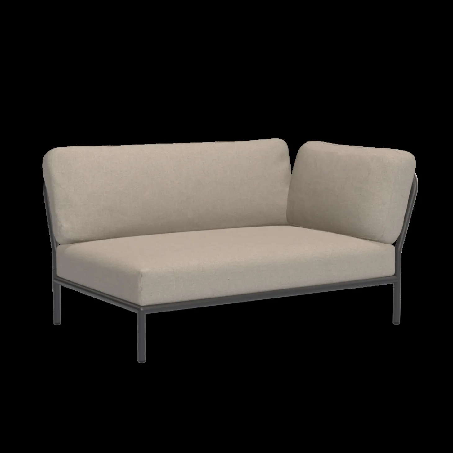 Houe - LEVEL Corner, right - Ash. Fabric