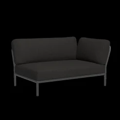 Houe - LEVEL Corner, right - Sooty grey. Fabric