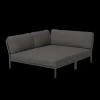 Houe - LEVEL Cozy Corner, left - Dark grey. Fabric