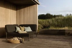 Houe - LEVEL Cozy Corner, left - Dark grey. Fabric