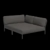 Houe - LEVEL Cozy Corner, right - Dark grey. Fabric