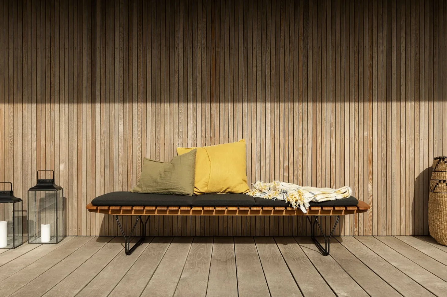 Houe - MOLO Sunbed Cushion - Char. Fabric