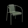 Houe - NAMI Dining chair with armrest - Olive green