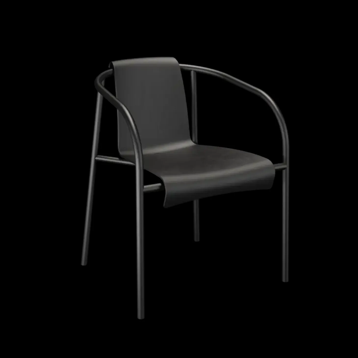 Houe - NAMI Dining chair with armrest - Black