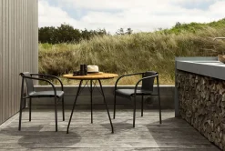 Houe - NAMI Dining chair with armrest - Black
