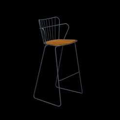 Houe - PAON Bar chair - Midnight. Seat