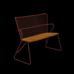 Houe - PAON Bench - Paprika. Seat